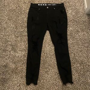 Womens distressed jeans